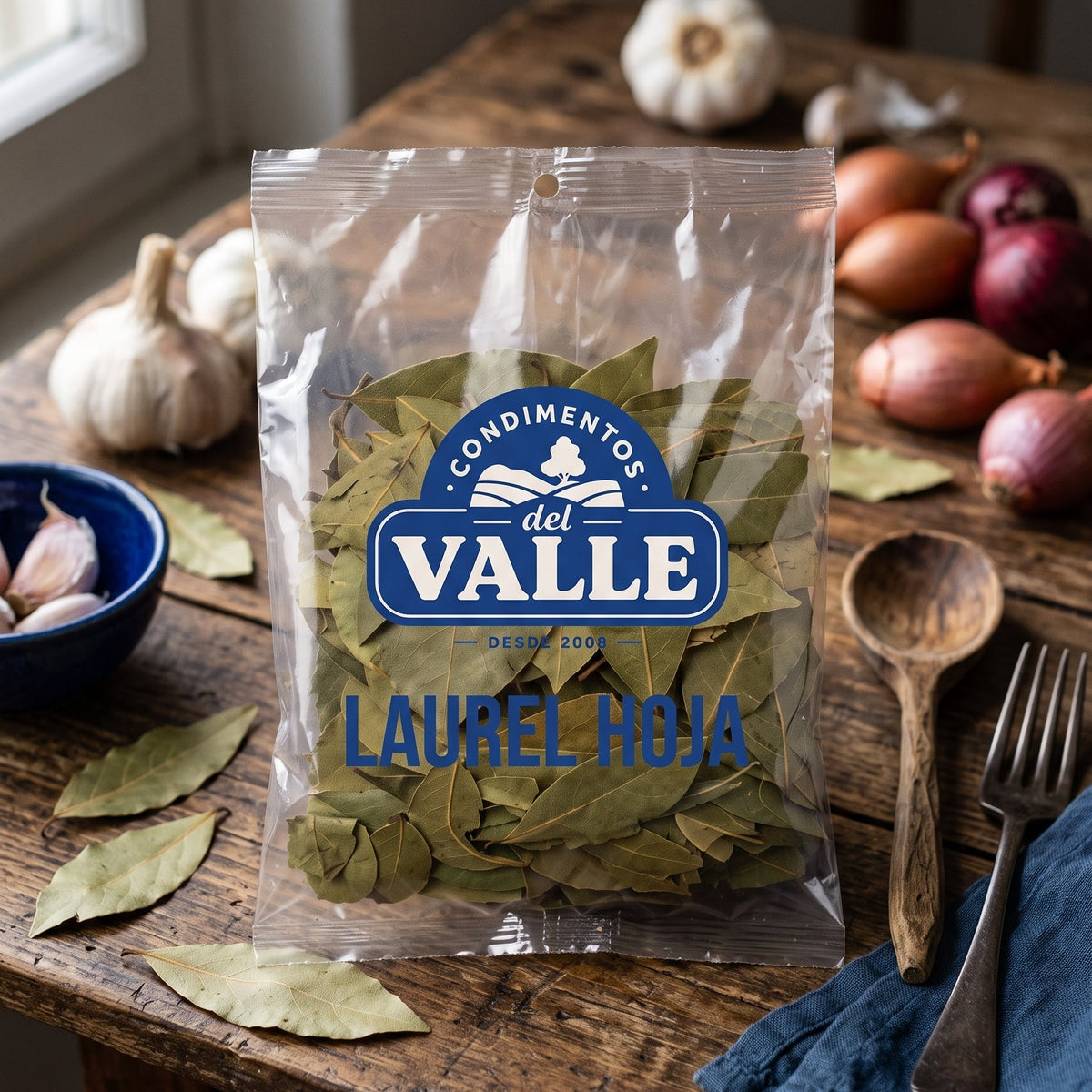 Laurel en hoja